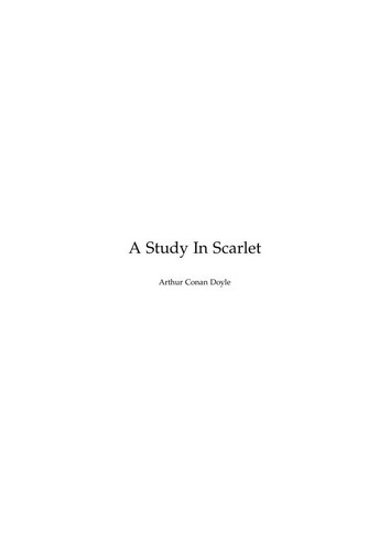 Arthur Conan Doyle: A Study in Scarlet (sherlock-holm.es)